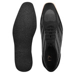 Lava  // Men’s Leather Lace-Up Dress Shoes // Black (US: 10.5)