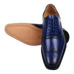 Harrison // Genuine Leather Oxford  Lace-Up Dress Shoe // Royal (US: 12)