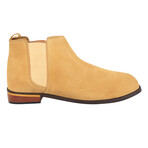 Dons //  Mens Waterproof Suede Leather Chelsea Boots // Camel (US: 9)