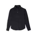 Feather Soft Piqué Full Sleeve Polo Shirt // Black (XS)