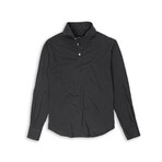 Feather Soft Piqué Full Sleeve Polo Shirt // Gray (XS)