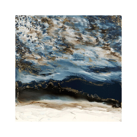 Midnight Wave Print on Acrylic Glass by Blakely Bering (24"H x 24"W x 0.25"D)