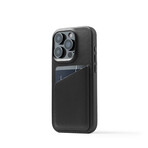 Wallet Leather Case // iPhone 15 Pro (Black)