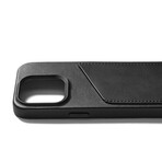 Wallet Leather Case // iPhone 15 Pro (Black)