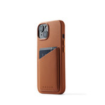 Leather MagSafe Wallet Case // iPhone 14/13 (Tan)