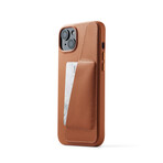 Leather Wallet Case with MagSafe // iPhone 15/14 Plus (Tan)