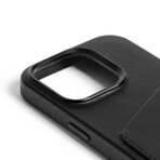 Wallet Leather Case // iPhone 15 Pro (Black)