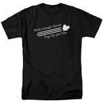 With Enough Thrust Pigs Fly Just Fine // Black (2XL)