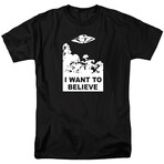 I Want To Believe // Black (2XL)