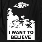 I Want To Believe // Black (3XL)