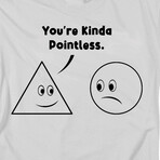 You're Kinda Pointless // White (2XL)