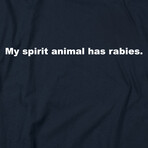 My Spirit Animal has Rabies // Navy (M)