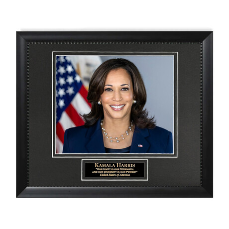 Kamala Harris // Unsigned Photograph + Framed