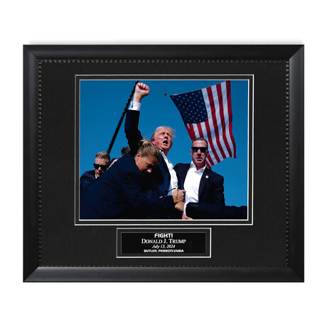 Donald Trump // Unsigned Photograph + Framed