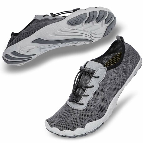 Hiitave Men's Barefoot Mesh Water Shoes // Dark Gray (Euro: 40)