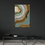 Agate Earth Tones II Print on Acrylic Glass by PI Studio (16"H x 24"W x 0.25"D)