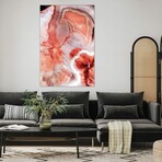 Living Coral Gemstone Print on Acrylic Glass by Emanuela Carratoni (16"H x 24"W x 0.25"D)