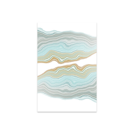 Aqueous Print on Acrylic Glass by5by5collective (16"H x 24"W x 0.25"D)