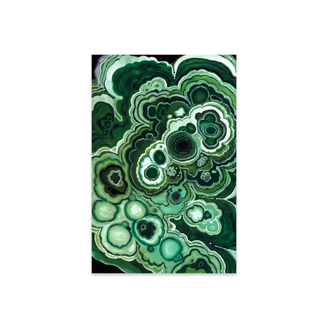 Malachite I Print on Acrylic Glass by Naomi McCavitt (16"H x 24"W x 0.25"D)