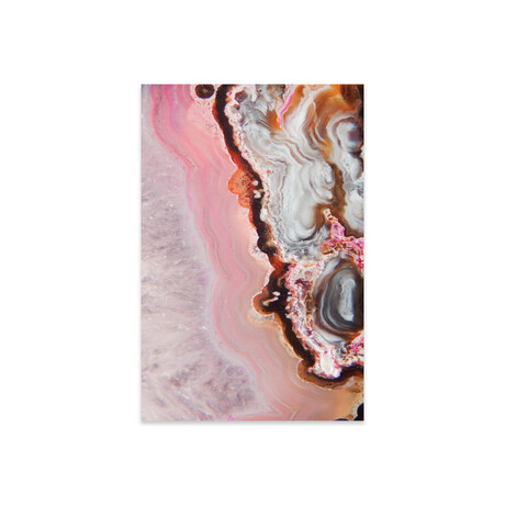 Spring Agate Print on Acrylic Glass by Emanuela Carratoni