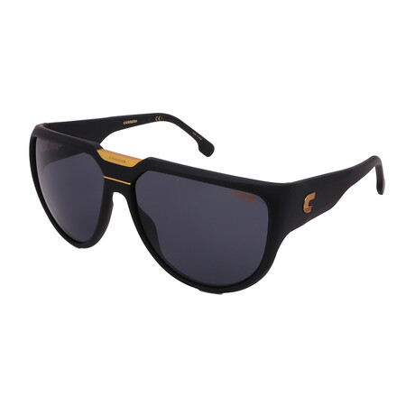 Men's // FlagLab 13 003 Square Sunglasses // Matte Black Gold + Gray