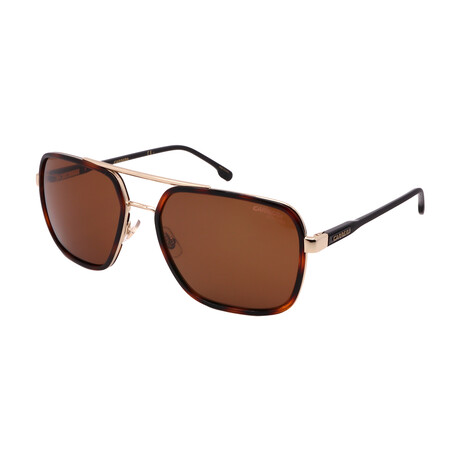 Men's // 256/S J5G Aviator Sunglasses // Dark Havana Gold + Brown