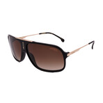 Men's // Cool65 0807 Pilot Sunglasses // Black Gold + Brown Gradient