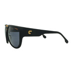 Men's // FlagLab 13 003 Square Sunglasses // Matte Black Gold + Gray