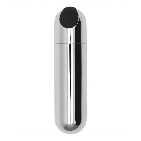 2 Pack // Mini Charging Bullet Erotic Vibrating Massager // Silvery Black 