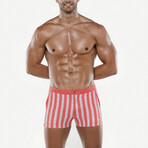 Retro Stripe Trunk // Coral (S)