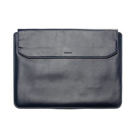 Fleeve // Genuine Leather Sleeve // MacBook 13"-14" (Carbon Black)