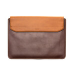 Fleeve // Genuine Leather Sleeve // MacBook 13"-14" (Carbon Black)