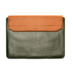 Fleeve // Genuine Leather Sleeve // MacBook 13"-14" (Carbon Black)