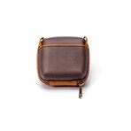 The Wind // Genuine Leather Accessory Organizer // Small (Carbon Black)