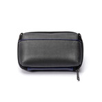 The Wind // Genuine Leather Accessory Organizer // Large (Carbon Black)