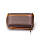 The Wind // Genuine Leather Accessory Organizer // Large (Carbon Black)