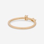 14K Yellow Gold Diamond Ring // Ring Size: 6 // New