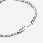 18K White Gold Diamond Tennis Bracelet // 7.25" // New