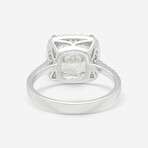 14K White Gold Lab-Grown Diamond Engagement Ring // Ring Size: 6.75 // New