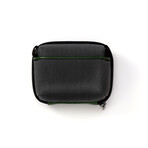 The Wind // Genuine Leather Accessory Organizer // Medium (Carbon Black)