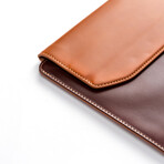 Fleeve // Genuine Leather Sleeve // MacBook 15"-16" (Carbon Black)