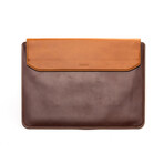 Fleeve // Genuine Leather Sleeve // MacBook 15"-16" (Carbon Black)