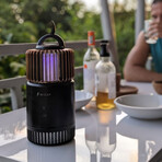 WIZAP CAGE // Wireless Mosquito Lamp // Black + 3 Baits