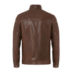 Fencing Leather Jacket // Tan (L)