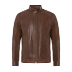 Fencing Leather Jacket // Tan (XL)