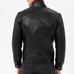 Fencing Leather Jacket // Black (S)