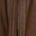 Fencing Leather Jacket // Tan (2XL)