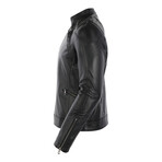 Racer Leather Jacket // Black (3XL)