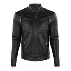 Racer Leather Jacket // Black (2XL)