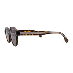 Men's // Fendi - FE40002U 52A Square Sunglasses // Black + Gray